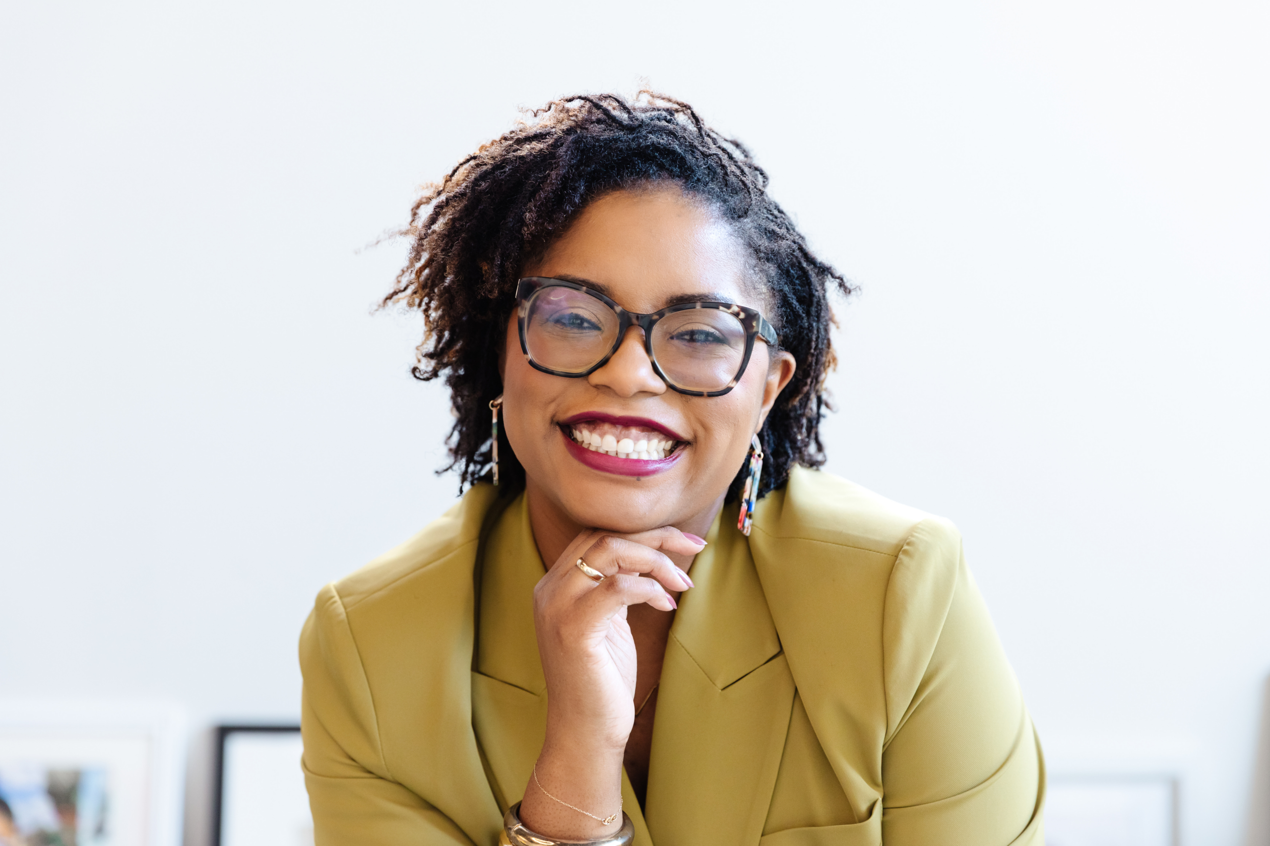 Picture of a woman smiling at the camera