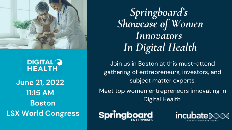 Springboard’s Showcase of Women Innovators in Digital Health