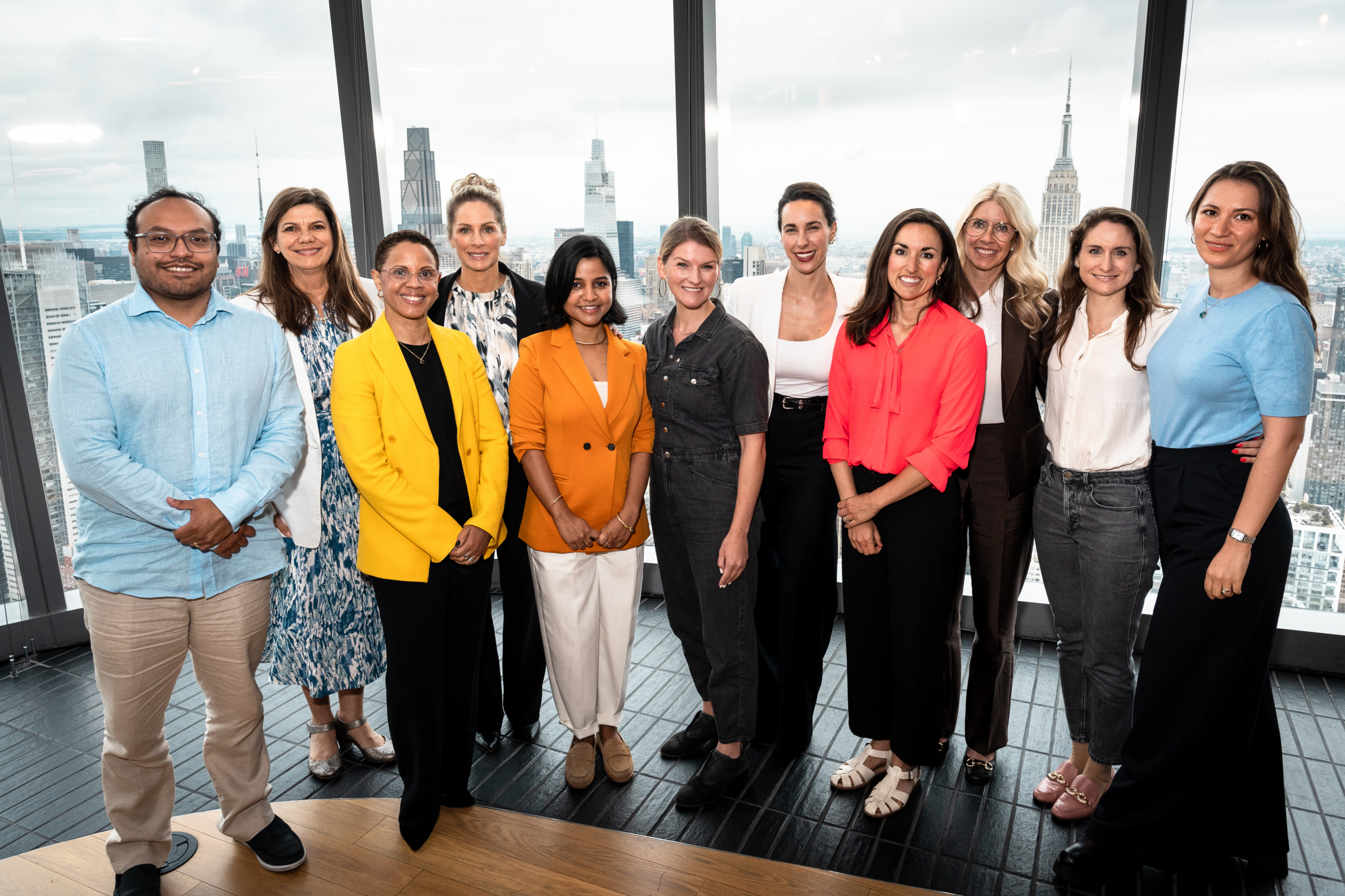 A group of business leaders taking a picture