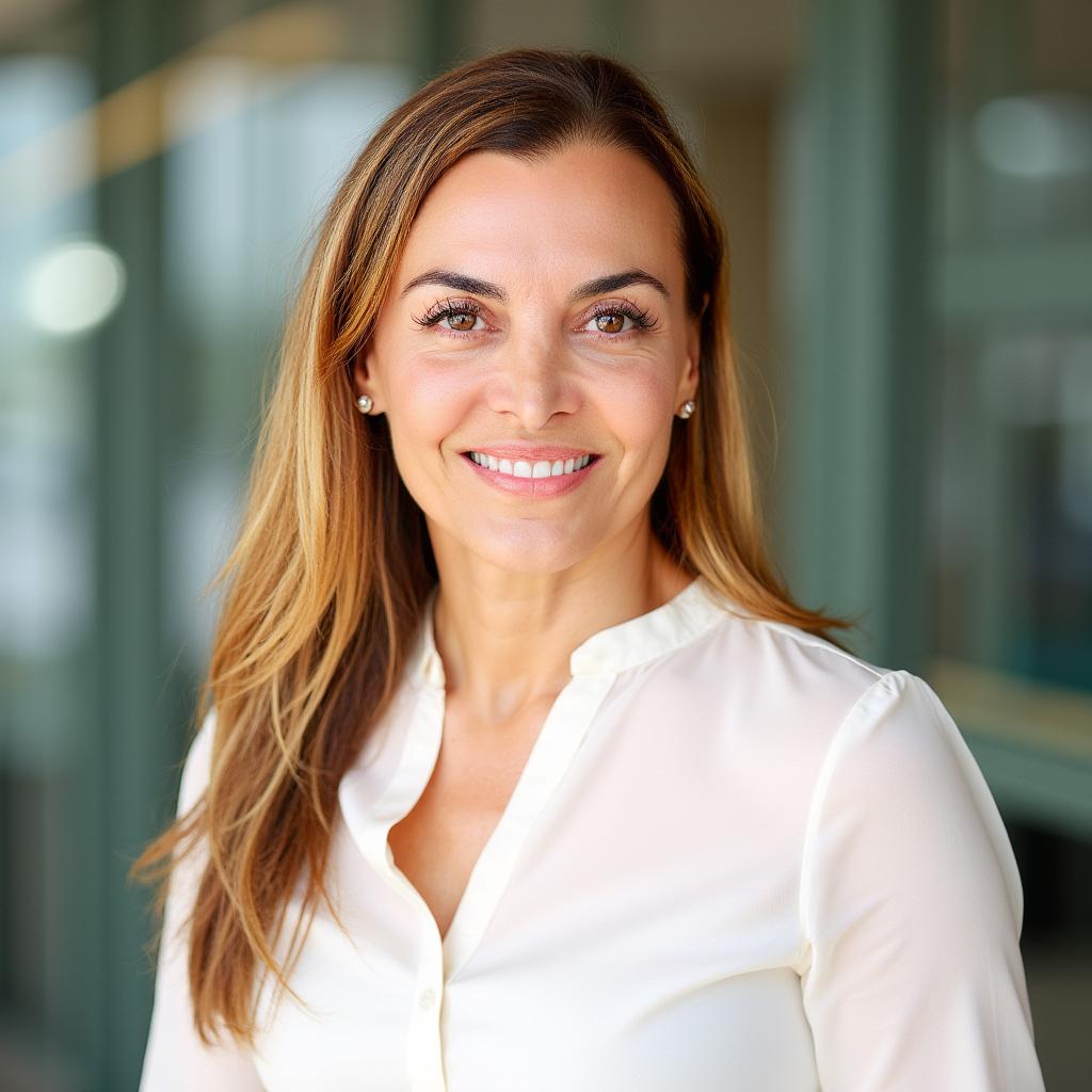 Picture of a businesswoman smiling